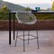 Armen Living Acapulco 26" Indoor Outdoor Steel Bar Stool with Gray Rope LCACBAGR26 - alternate 5